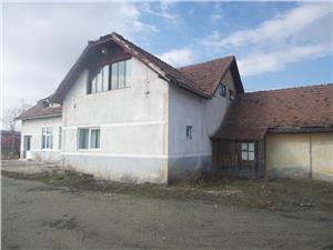 Casa de vanzare in Vestem Sibiu, filmata cu drona